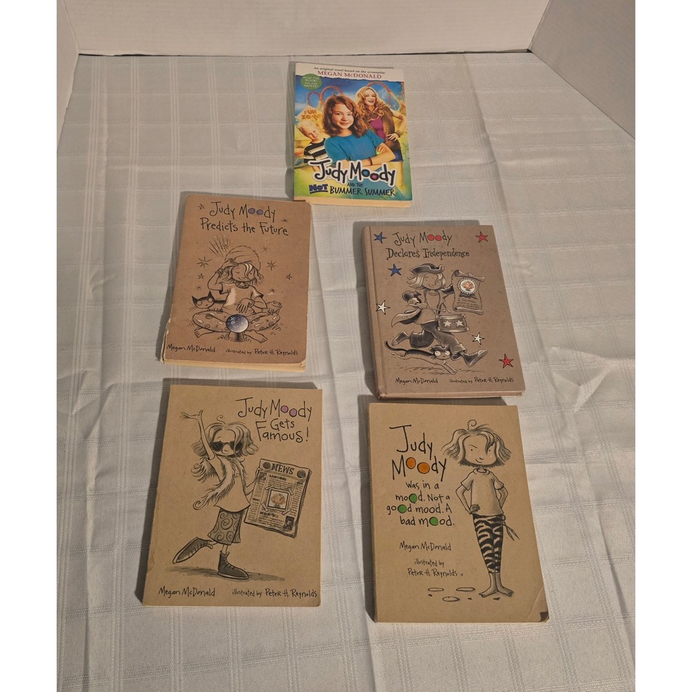 Judy Moody Book Lot of 6 Megan McDonald Peter H Reynolds Childrens Chapter Books